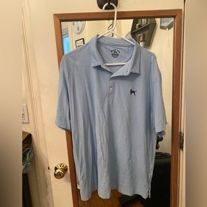 Black Dog Beach Club Collection Light Blue Golf Polo Size XL